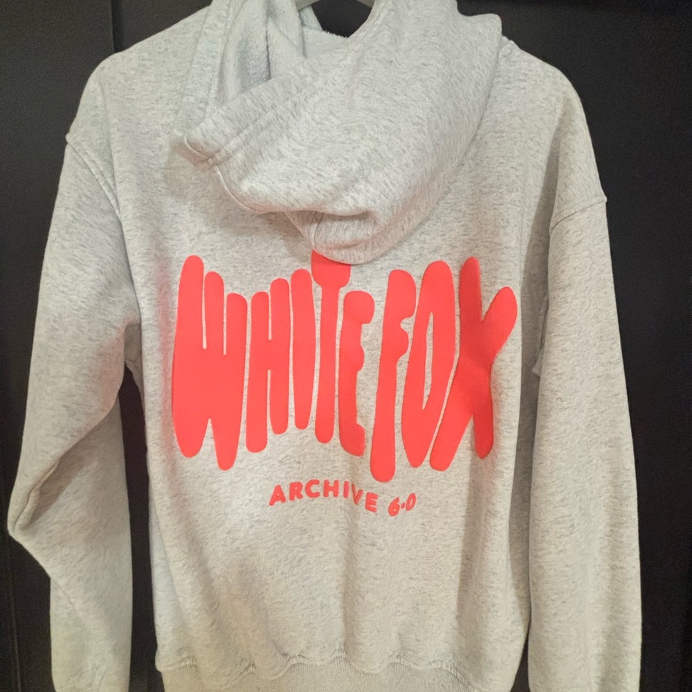 White Fox Archive 6.0 Oversized Hoodie in Cloudburst